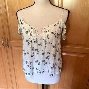 Lush Peek-A-Boo Shoulder Top